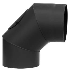 Kolano stałe 90º 130 mm z rewizją - 3 segmenty