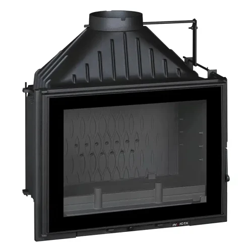 Wkład kominkowy żeliwny INVICTA 9270-93-DP Grand Angle z dolotem powietrza zewnętrznego